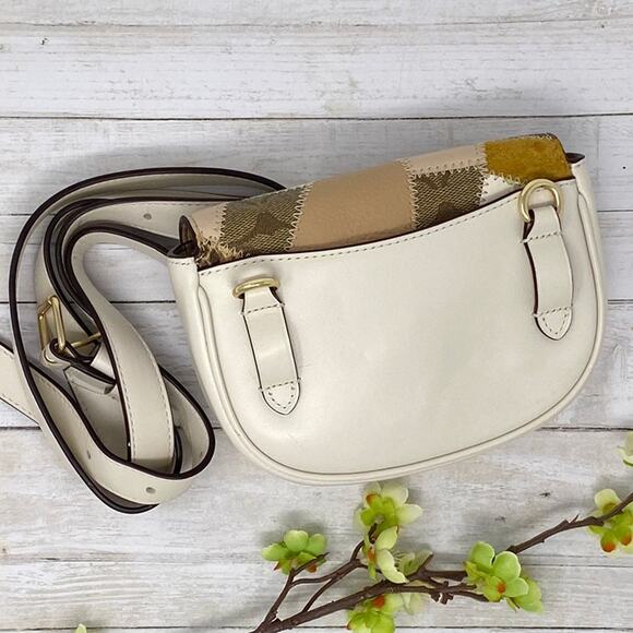 Coach Mini Belt Bag With Patchwork Leather Convertible Crossbody 89962 - Picture 3 of 5